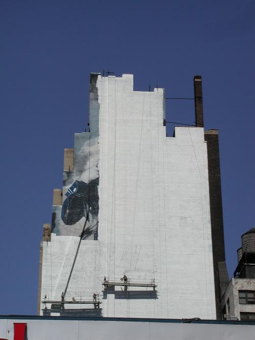 giant mural painting