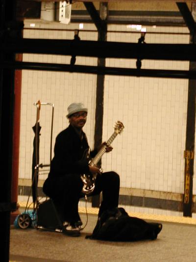 subway musician